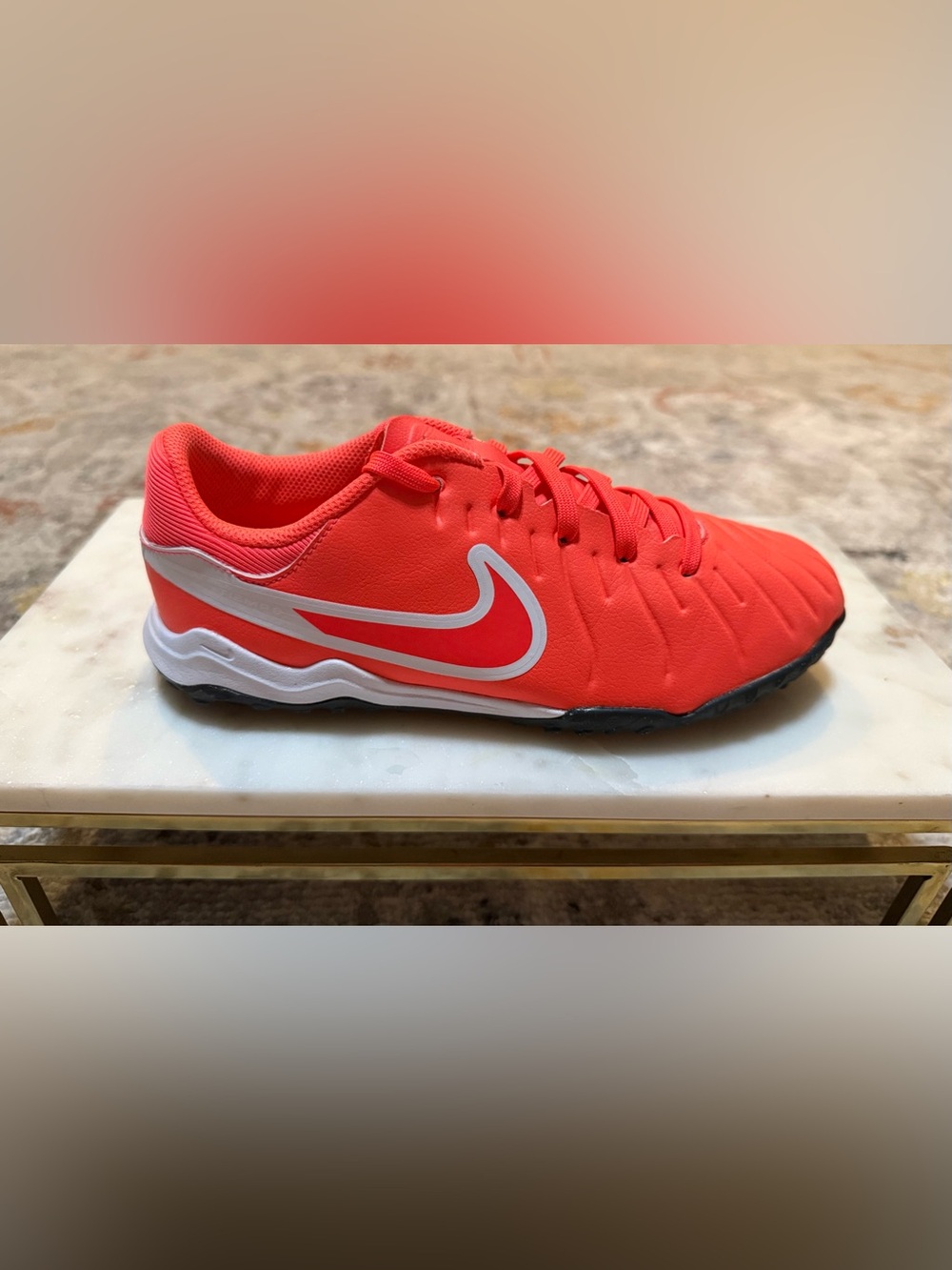 Nike JR Tiempo Legend 10 Academy Turf Low-Top Soccer Shoes - 4.5Y